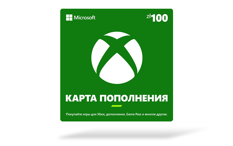 Карта оплаты Xbox 100 PLN (Польша) preview image