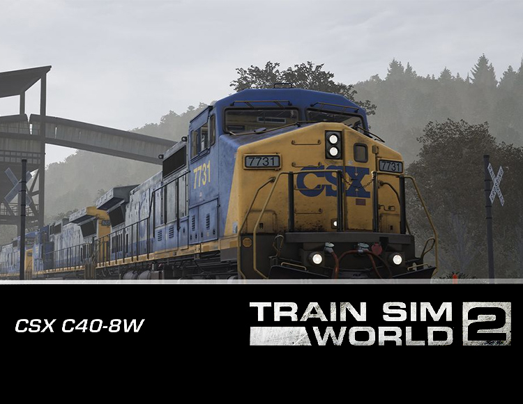 Train Sim World 2: CSX C40-8W Loco Add-On preview image