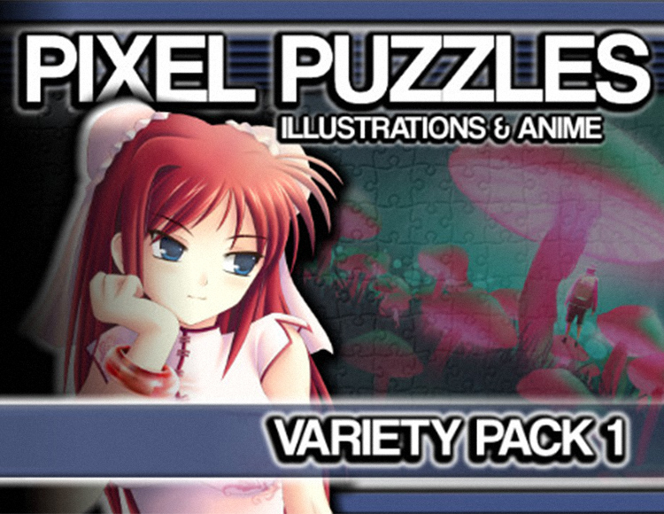 Pixel Puzzles Illustrations & Anime - Jigsaw Pack: Variety Pack 1 preview image
