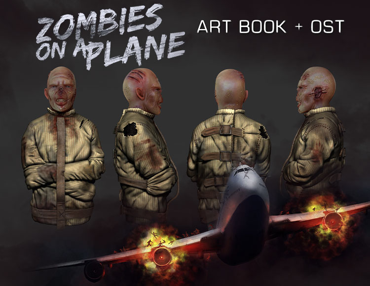 Zombies on a Plane - Digital Art Book + OST preview image