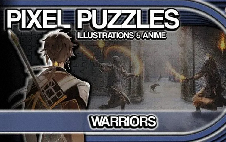 Pixel Puzzles Illustrations & Anime - Jigsaw Pack: Warriors preview image