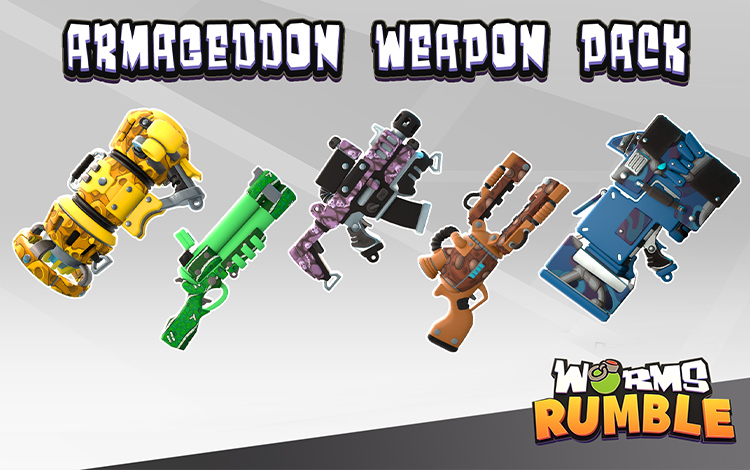 Worms Rumble - Armageddon Weapon Skin Pack preview image