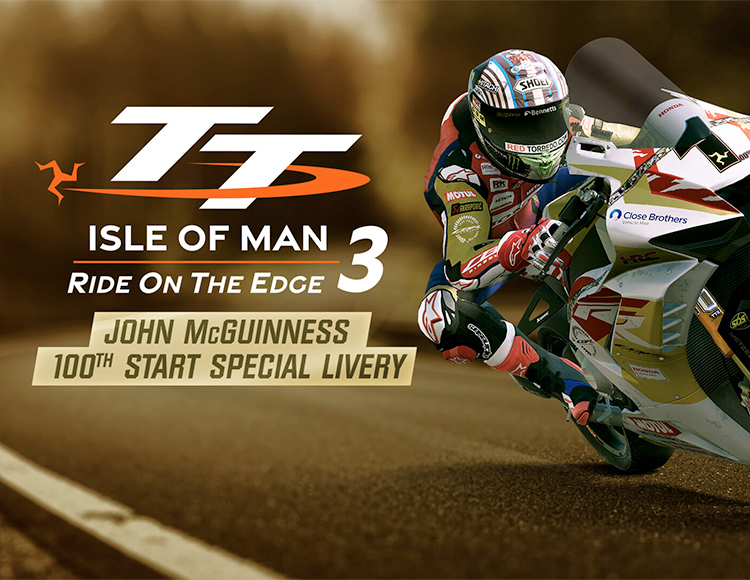 TT Isle Of Man 3 - John McGuinness 100th Start Livery preview image