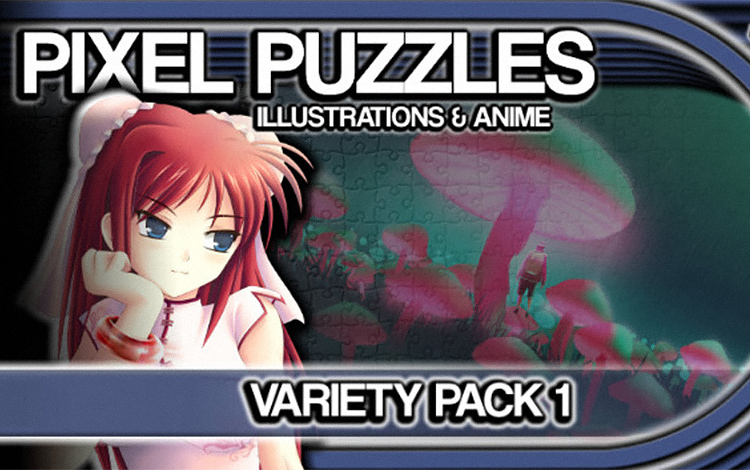 Pixel Puzzles Illustrations & Anime - Jigsaw Pack: Variety Pack 1 preview image
