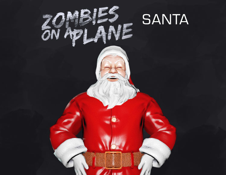 Zombies on a Plane - Santa preview image