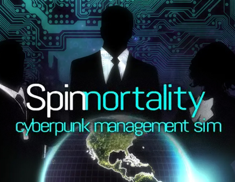 Spinnortality | cyberpunk management sim preview image