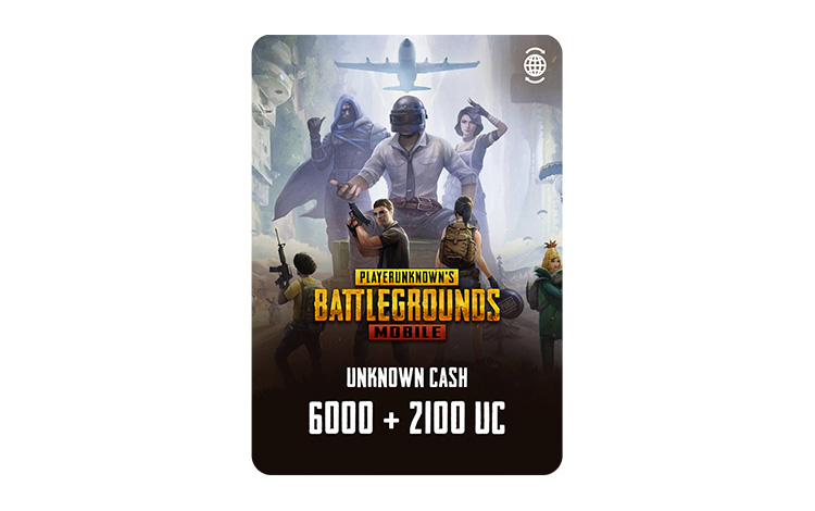 PUBG Mobile 6000 + 2100 UC