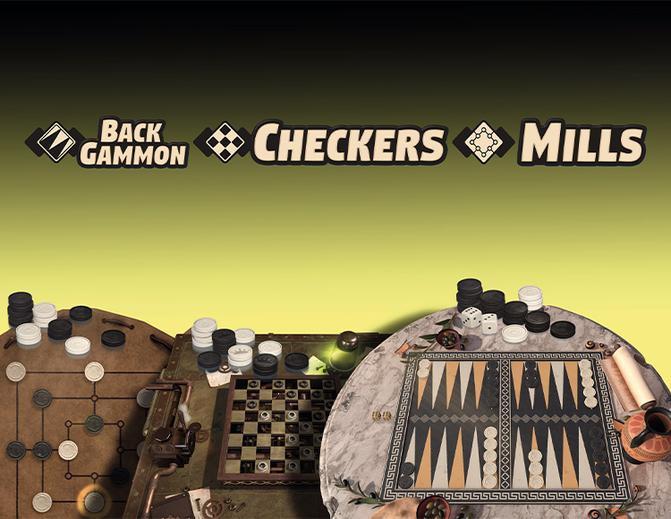 Backgammon + Checkers + Mills preview image