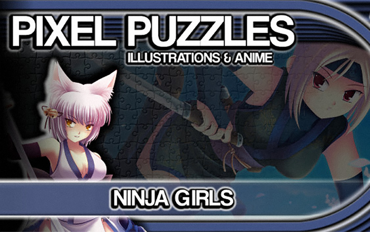 Pixel Puzzles Illustrations & Anime - Jigsaw Pack: Ninja Girls preview image