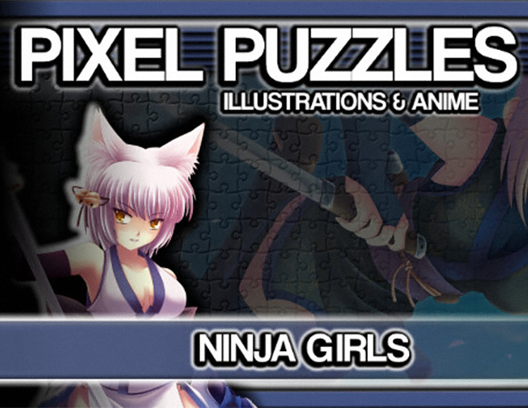 Pixel Puzzles Illustrations & Anime - Jigsaw Pack: Ninja Girls preview image