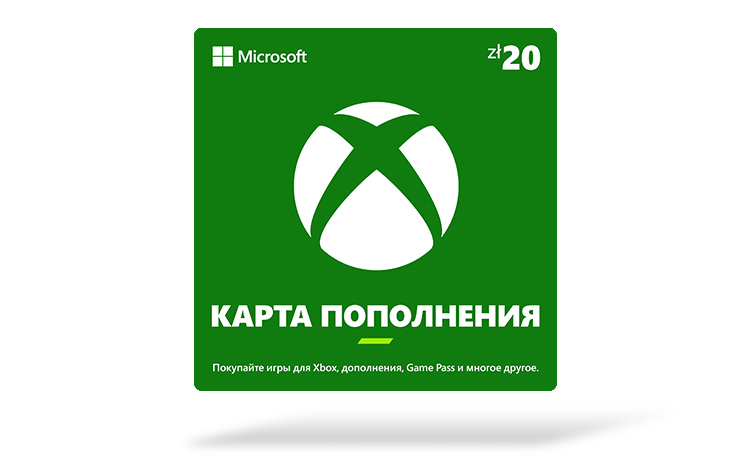 Карта оплаты Xbox 20 PLN (Польша) preview image
