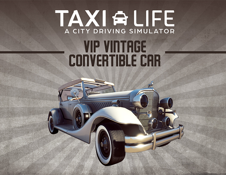 Taxi Life: A City Driving Simulator - VIP Vintage Convertible Car preview image