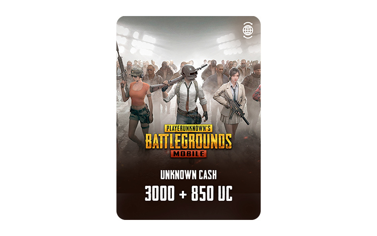 PUBG Mobile 3000 + 850 UC