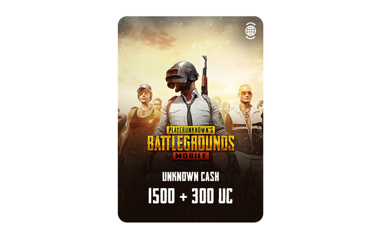 PUBG Mobile 1500 + 300 UC