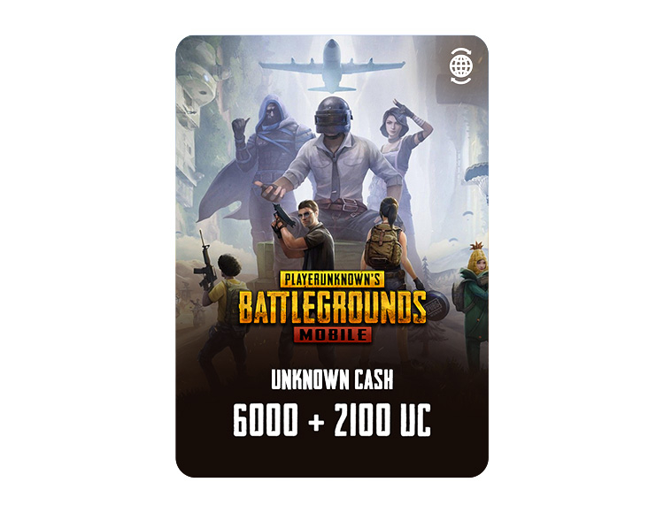 PUBG Mobile 6000 + 2100 UC