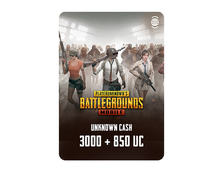 PUBG Mobile 3000 + 850 UC