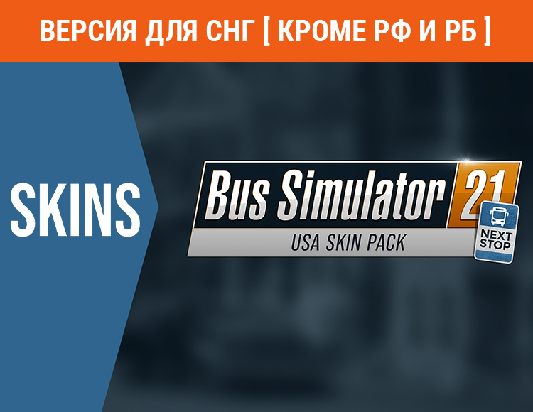 Bus Simulator 21 - USA Skin Pack (Версия для СНГ. Кроме РФ и РБ) preview image