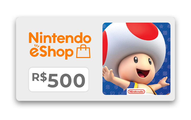 Карта оплаты Nintendo 500 BRL Бразилия preview image