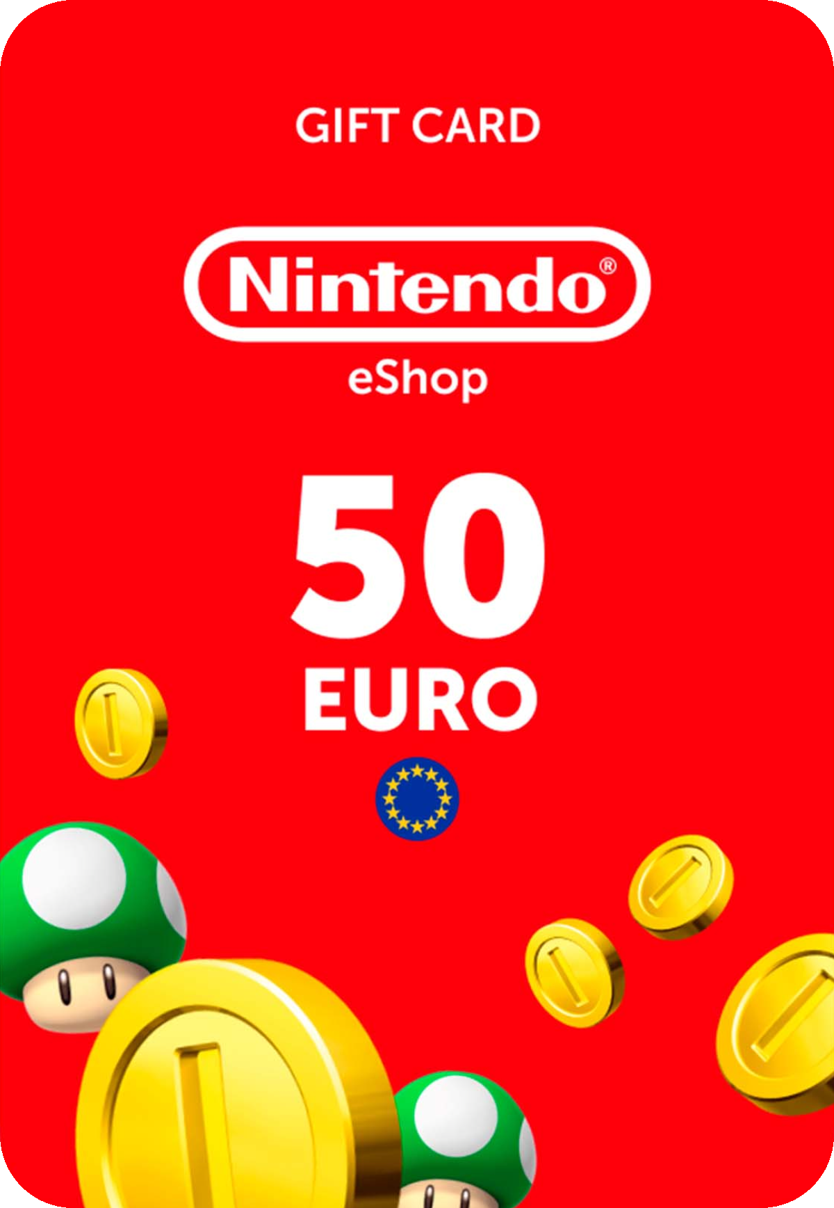 Карта оплаты Nintendo eShop 50 EUR preview image