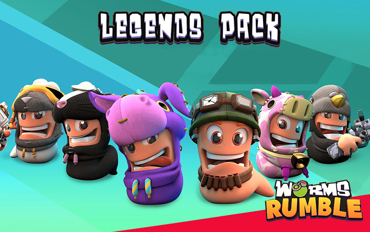 Worms Rumble - Legends Pack preview image