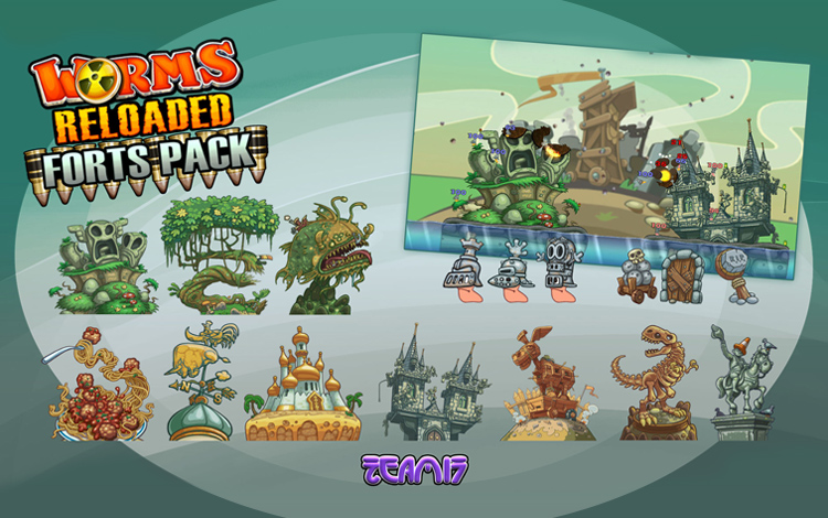 Worms Reloaded - Forts Pack preview image