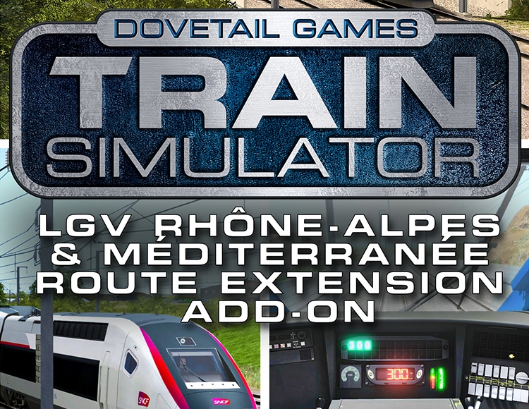 Train Simulator: LGV Rhone-Alpes & Mediterranee Route Extension Add-On preview image