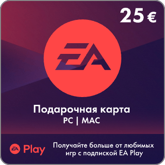 Карта оплаты EA 25 EUR  Европа preview image