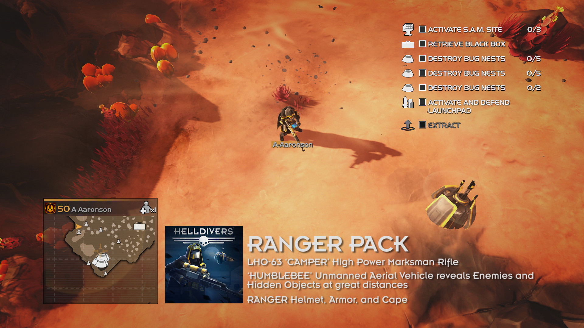 HELLDIVERS Ranger Pack