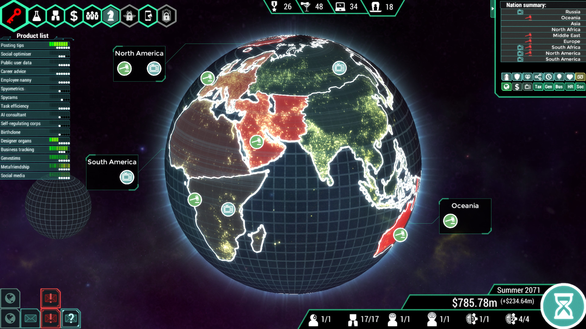 Spinnortality | cyberpunk management sim