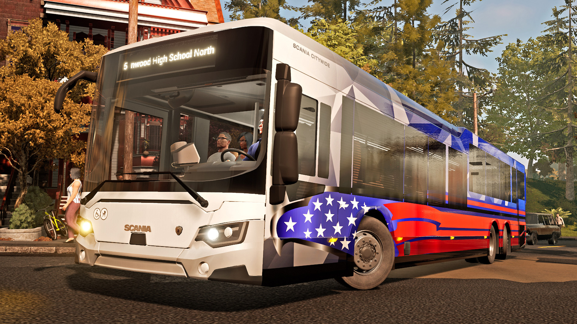 Bus Simulator 21 - USA Skin Pack (Версия для СНГ. Кроме РФ и РБ)
