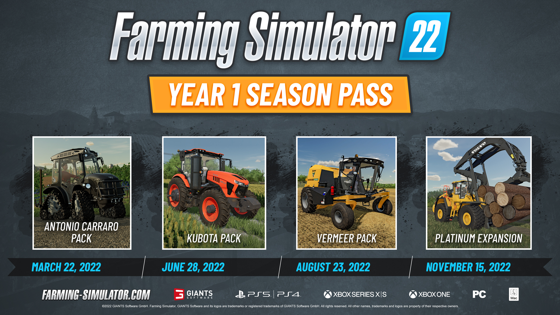 Farming Simulator 22 - Year 1 Season Pass