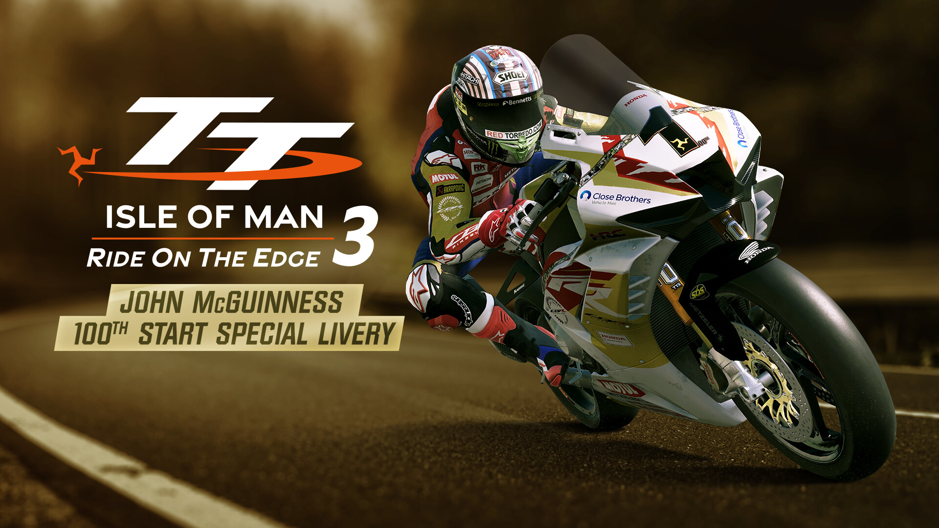 TT Isle Of Man 3 - John McGuinness 100th Start Livery