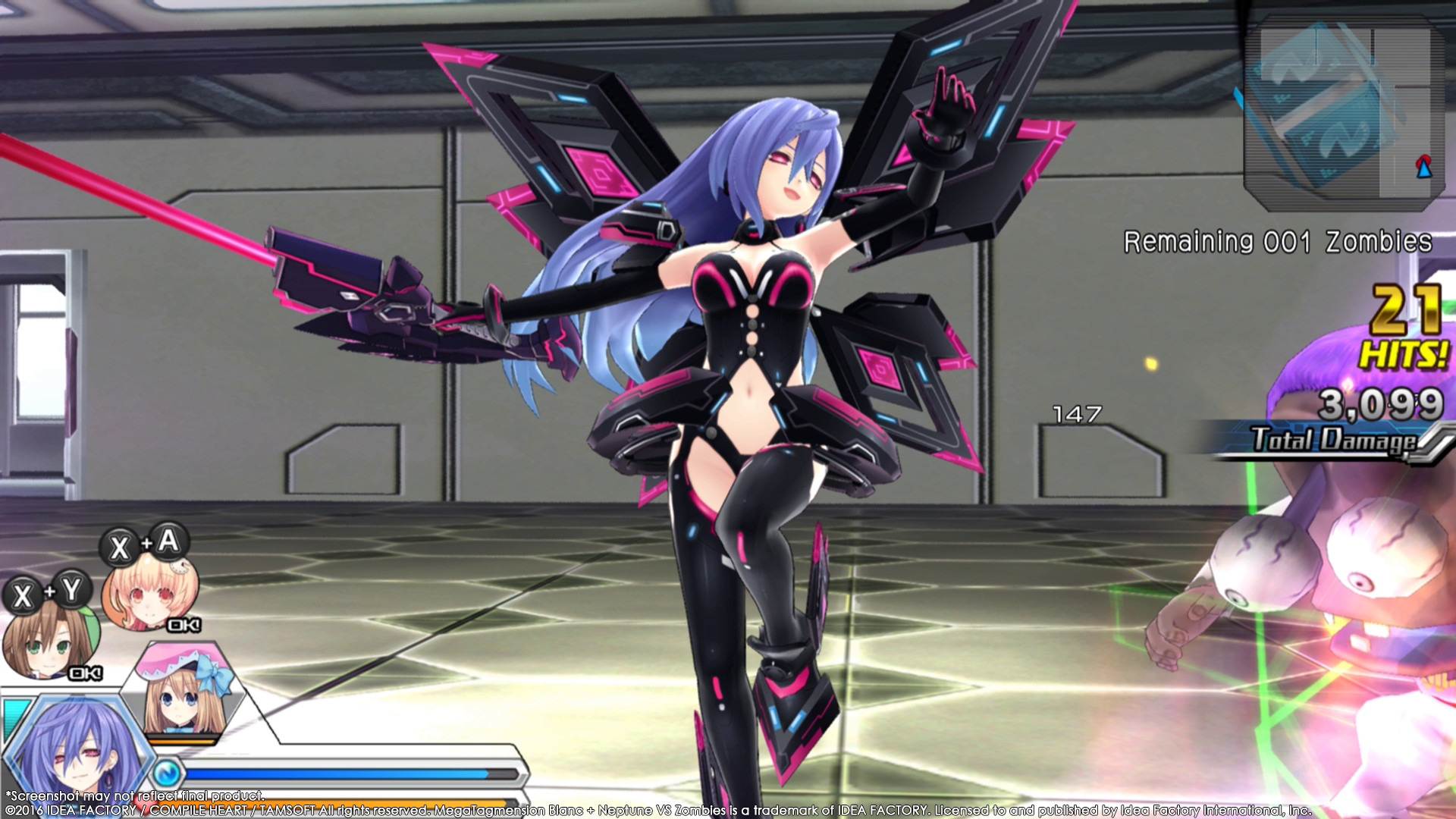 MegaTagmension Blanc + Neptune VS Zombies