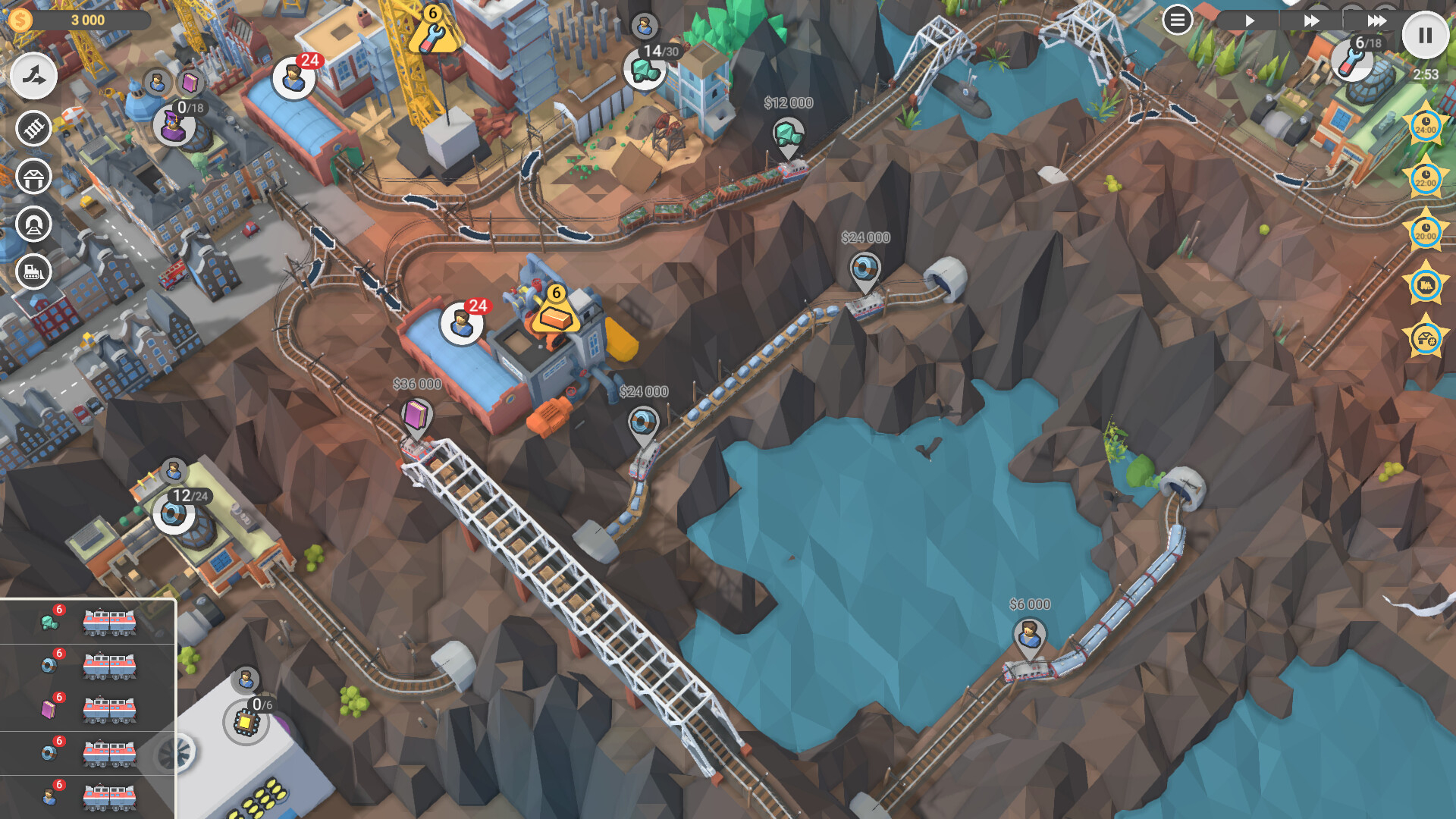 Train Valley 2: Workshop Gems - Sapphire