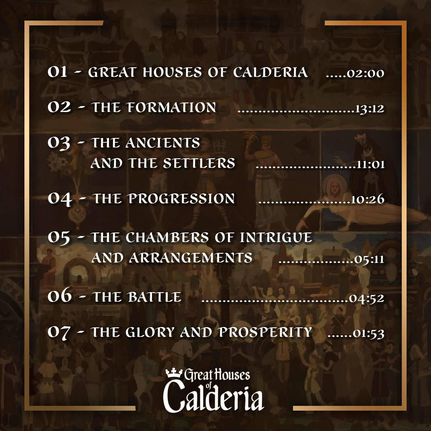 Great Houses of Calderia Soundtrack