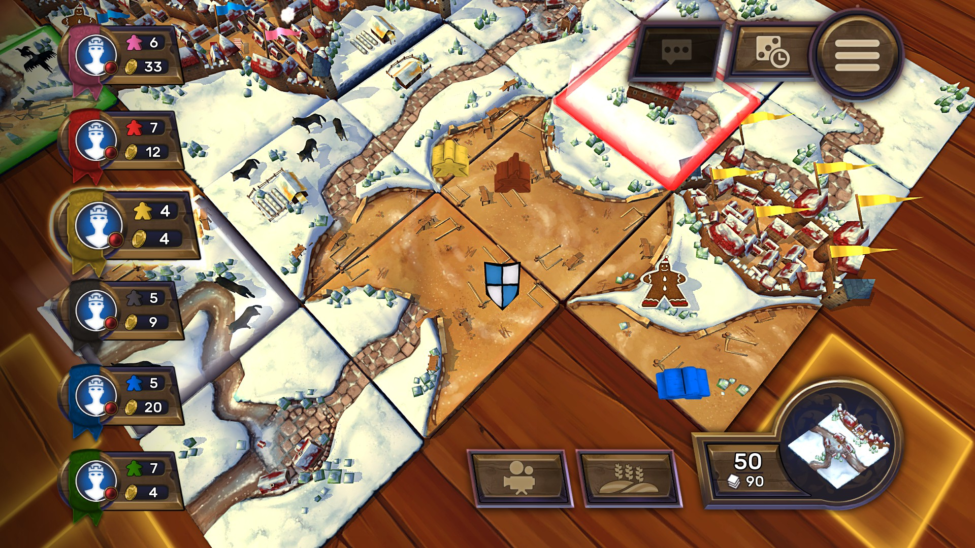 Carcassonne - Winter and Gingerbread Man