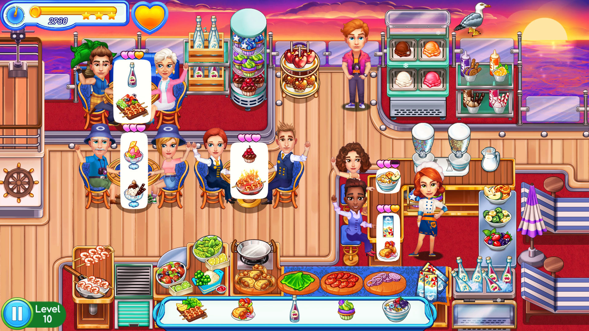 Claire's Cruisin' Cafe: High Seas Cuisine