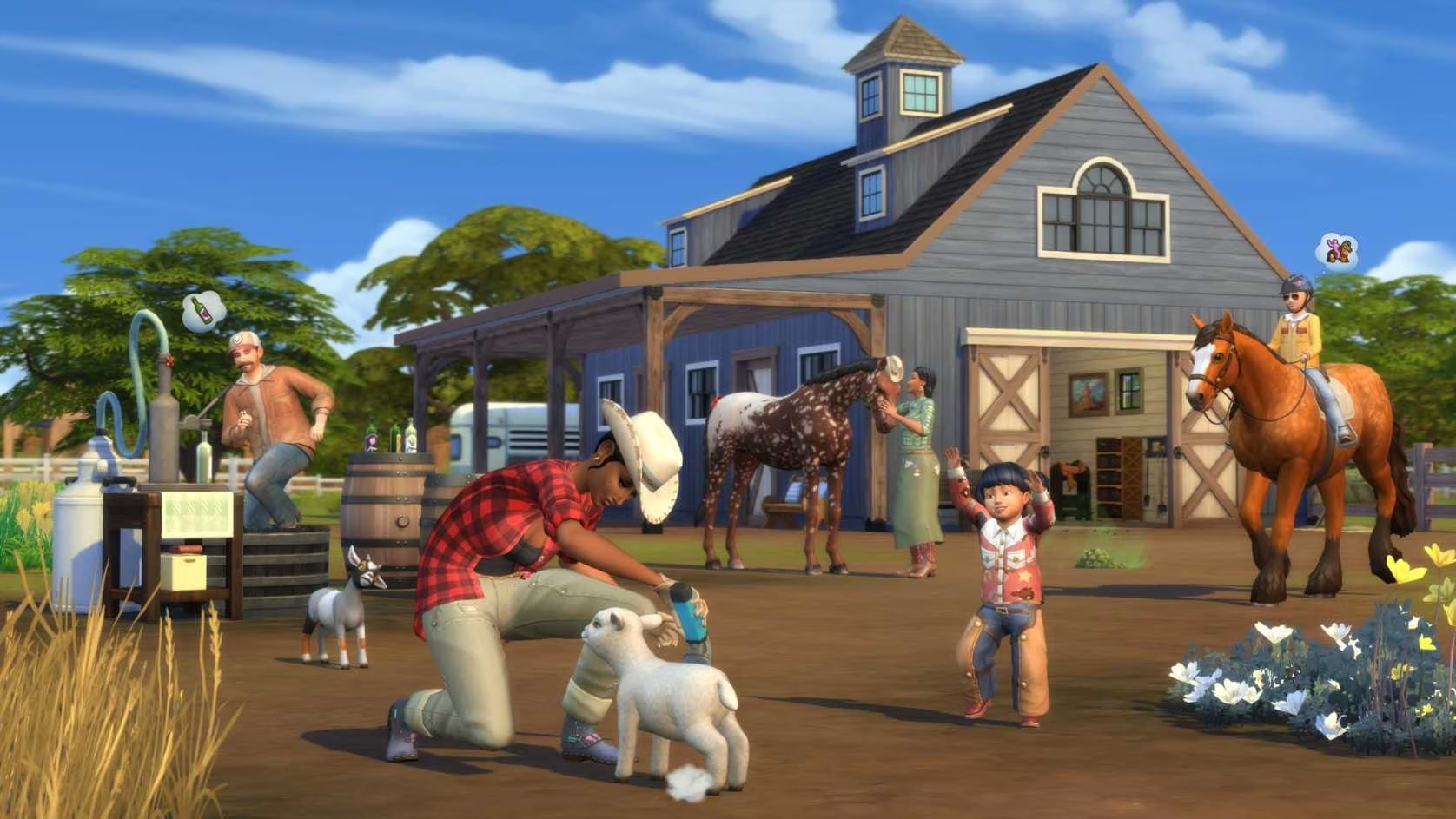 The Sims 4. Конное ранчо