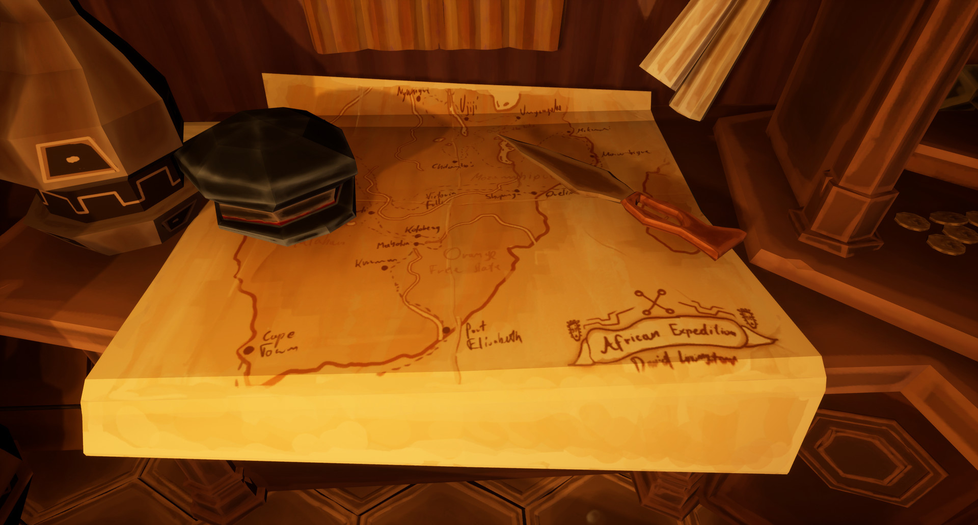 Dr Livingstone, I Presume? Reversed Escape Room