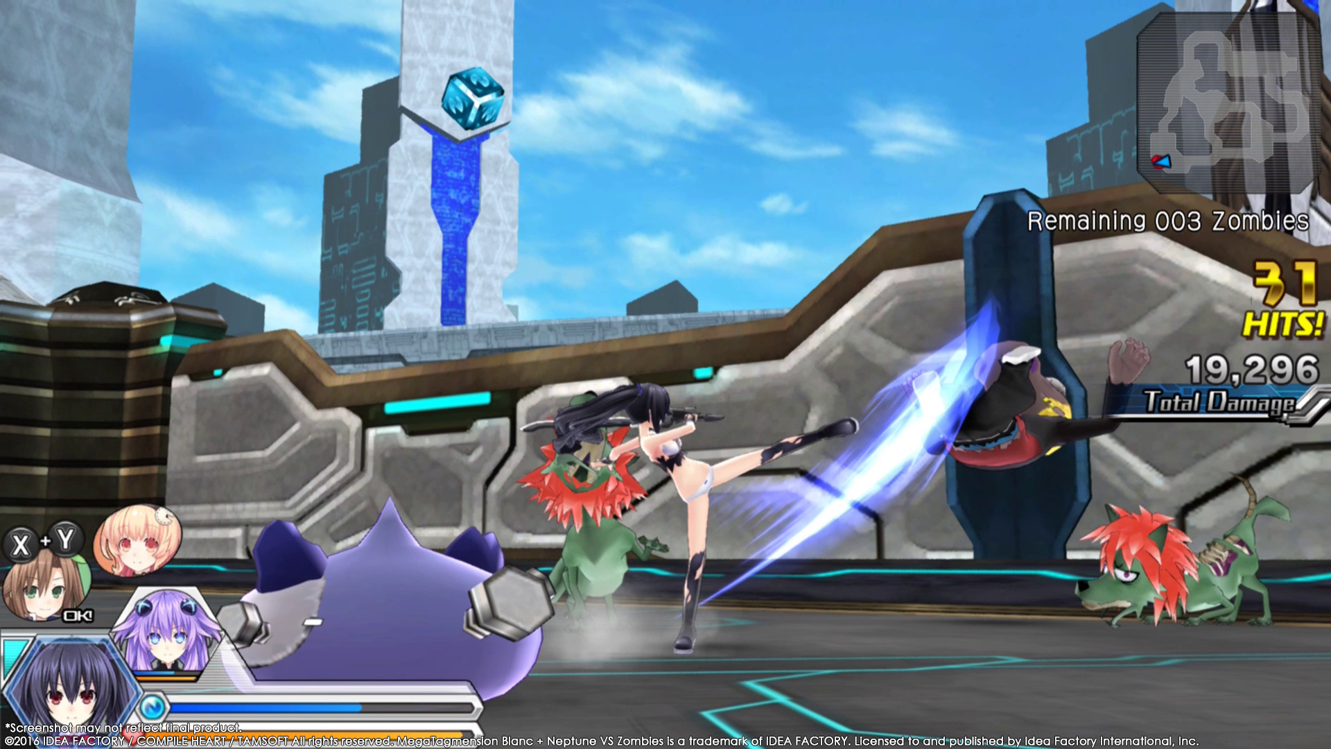 MegaTagmension Blanc + Neptune VS Zombies
