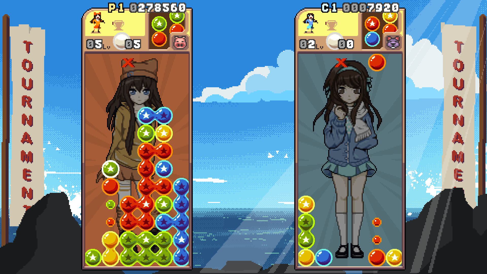 Raining Blobs