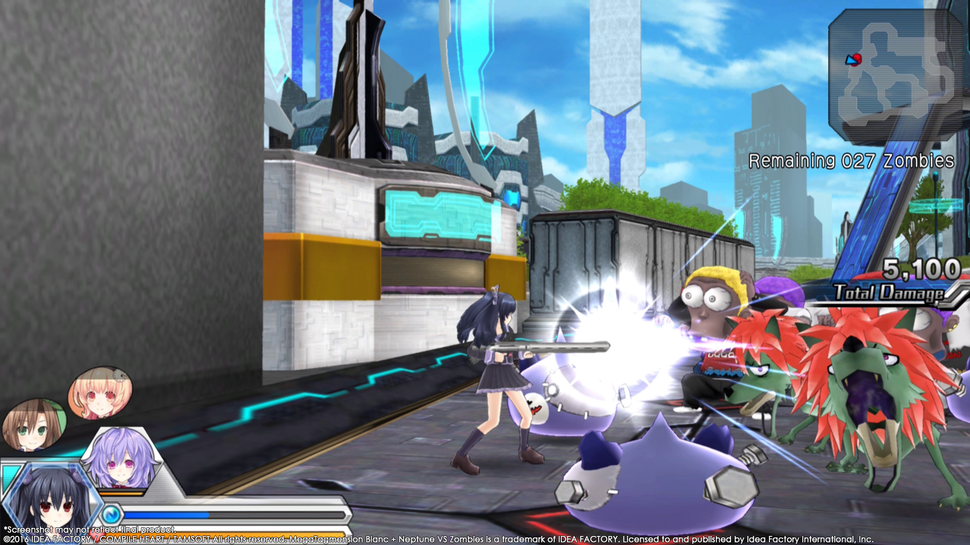 MegaTagmension Blanc + Neptune VS Zombies