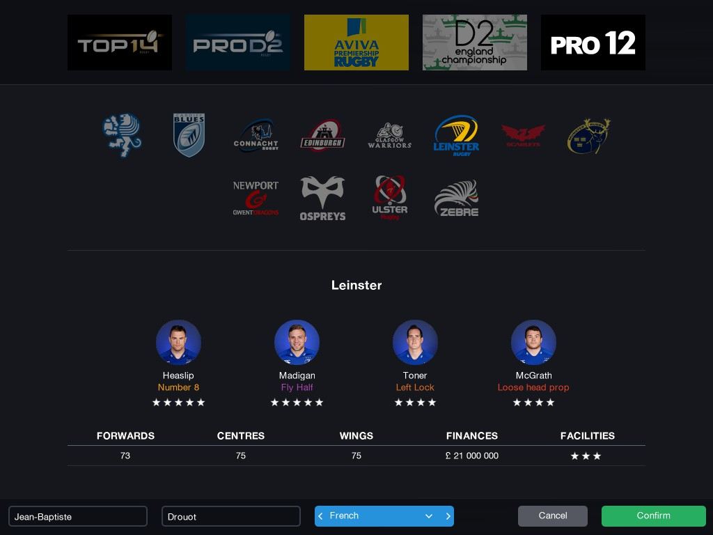 Pro Rugby Manager 2015