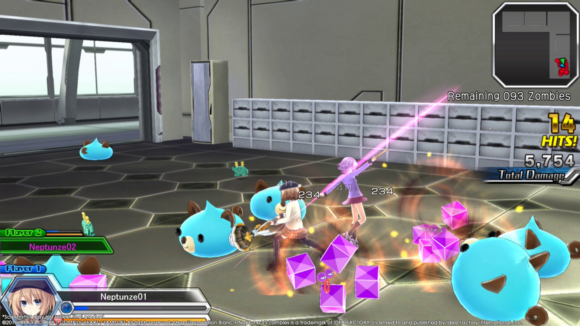 MegaTagmension Blanc + Neptune VS Zombies