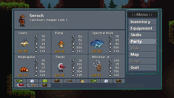 Monster Sanctuary - Monster Journal