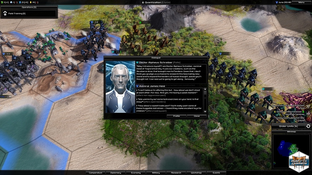 Pandora: First Contact