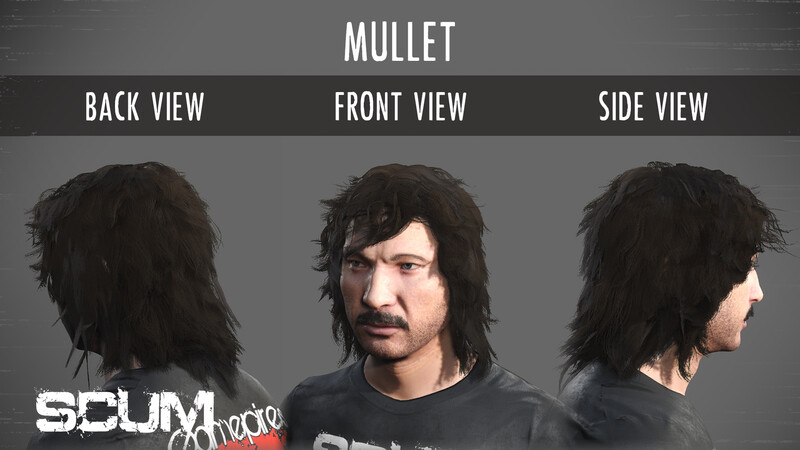 SCUM Male Hair Pack