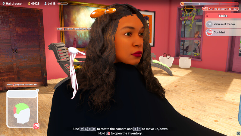 Hairdresser Simulator: Long Hair