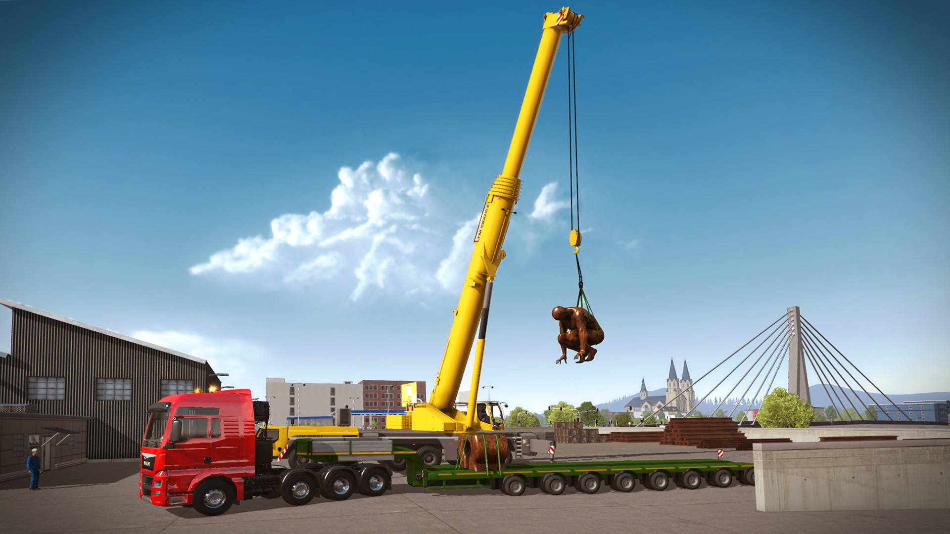 Construction Simulator 2015: Liebherr LTM 1300 6.2 (Версия для СНГ. Кроме РФ и РБ)